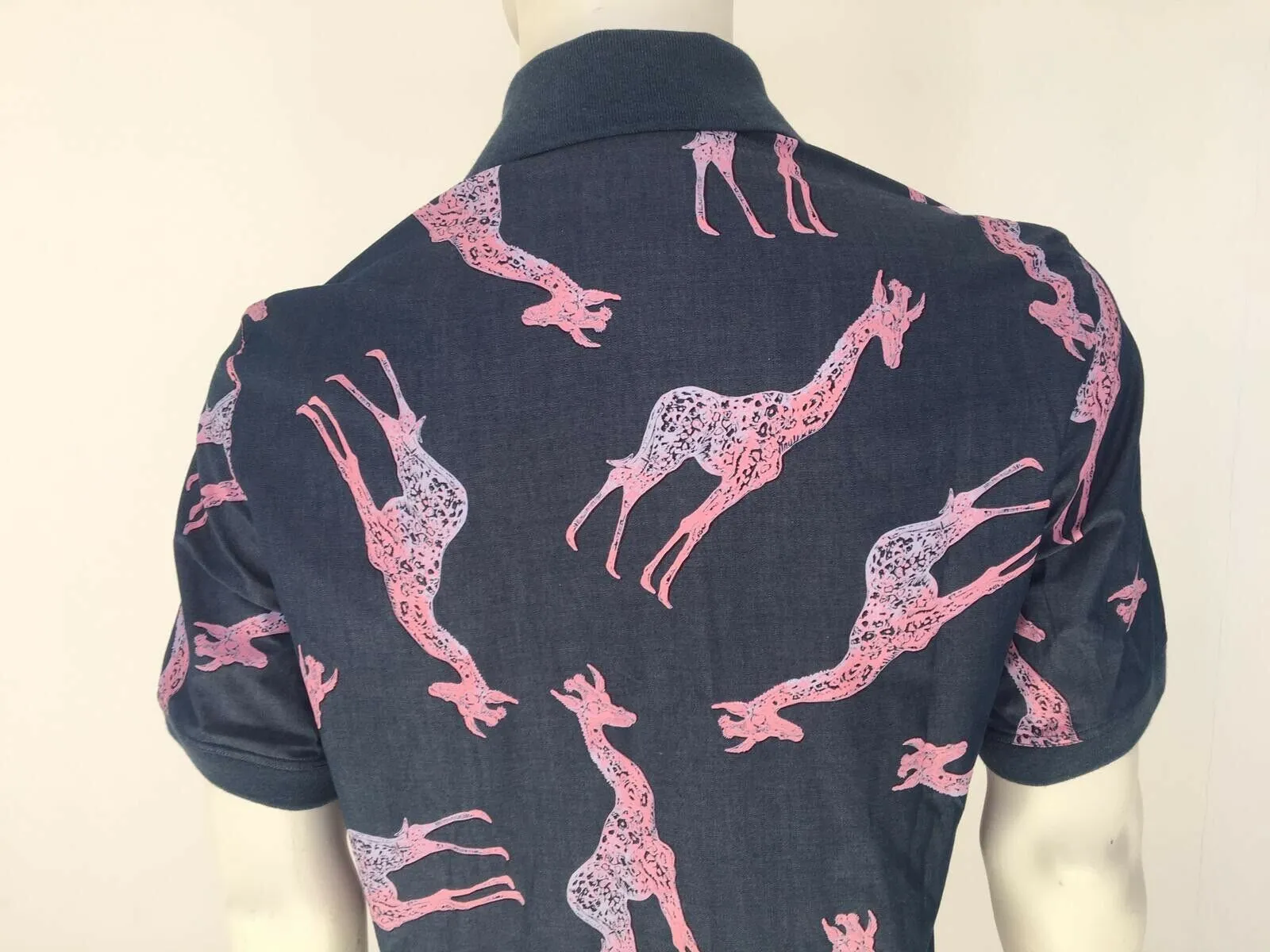 Chapman Giraffe Knit Collar Shirt